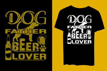 Dog Typography, Tshirt design, vector art, layered Eps 10