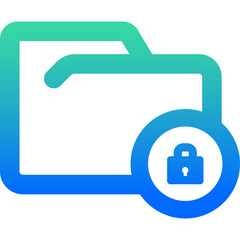 lock folder icon