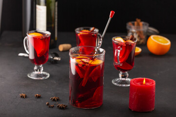 Christmas drink  mulled wine