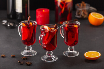 Christmas drink  mulled wine