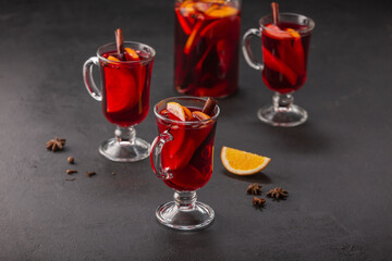 Christmas drink  mulled wine