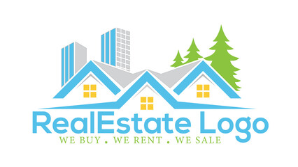 Obraz premium Real Estate Vector Logo Design 