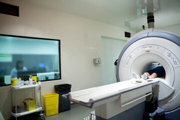 MRI or magnetic resonance imaging of a patient's hips.