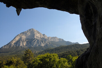 Fototapeta na wymiar Geyikbayri is the largest climbing area in Antalya Province, Turkey.