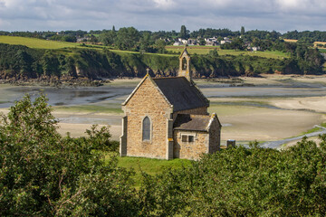 Obraz premium Bretagne, Saint-Brieuc, Estuaire du Gouessant
