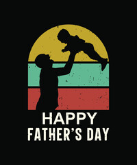 Father's day logo tshirt design