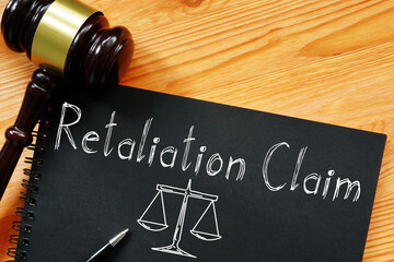 Retaliation claim is shown on the photo using the text