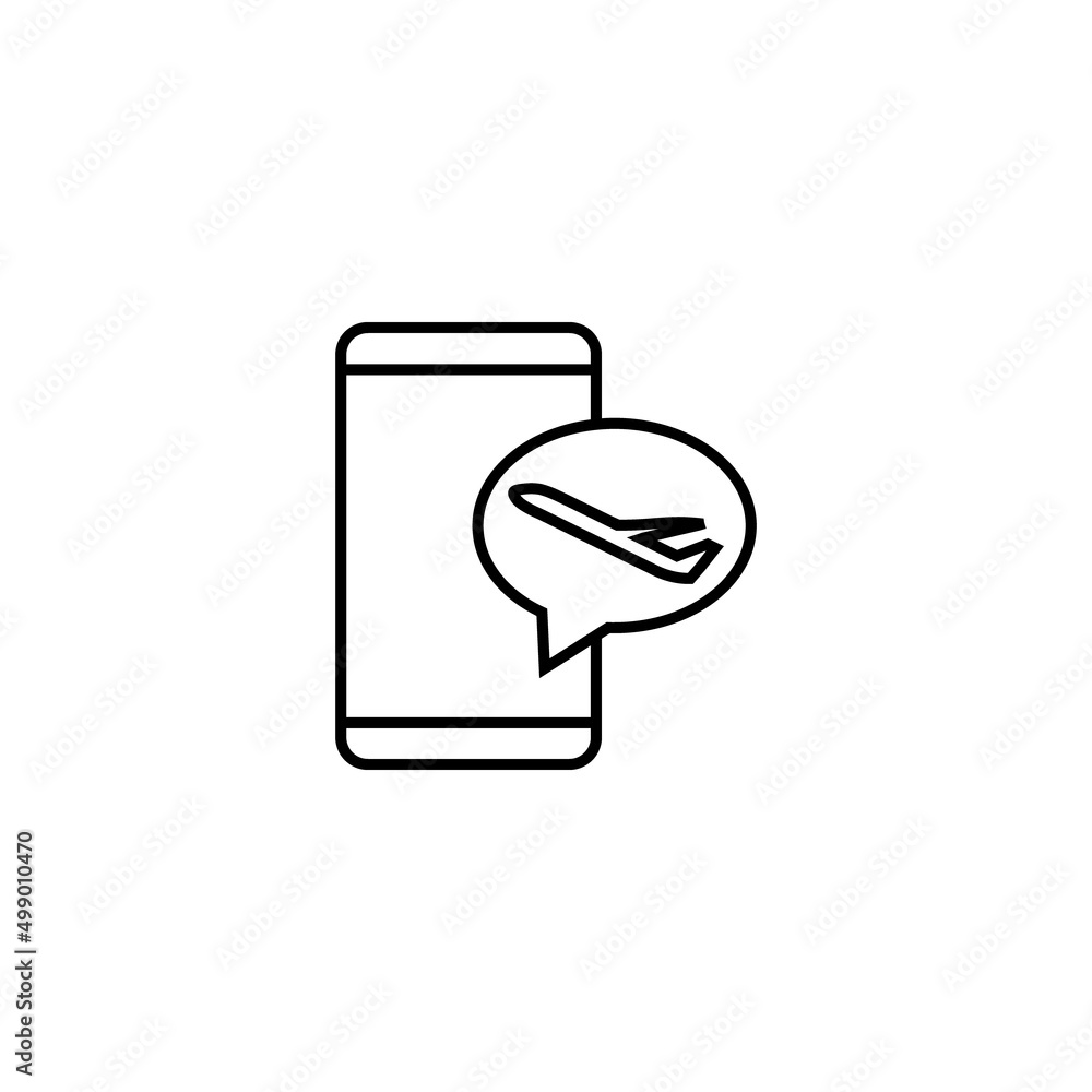Poster internet chat and dialogue concept. modern vector sign in flat style. suitable for web sites, stores