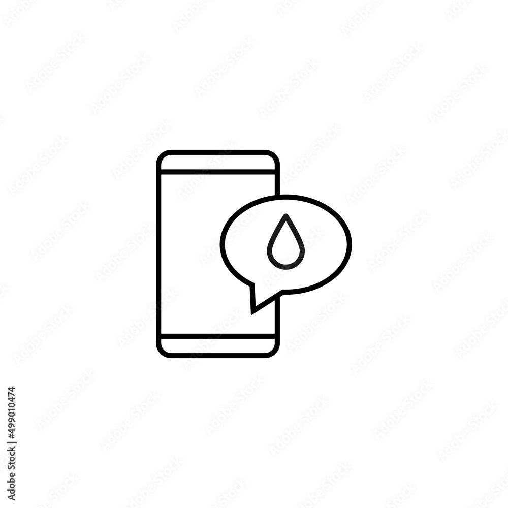 Poster internet chat and dialogue concept. modern vector sign in flat style. suitable for web sites, stores