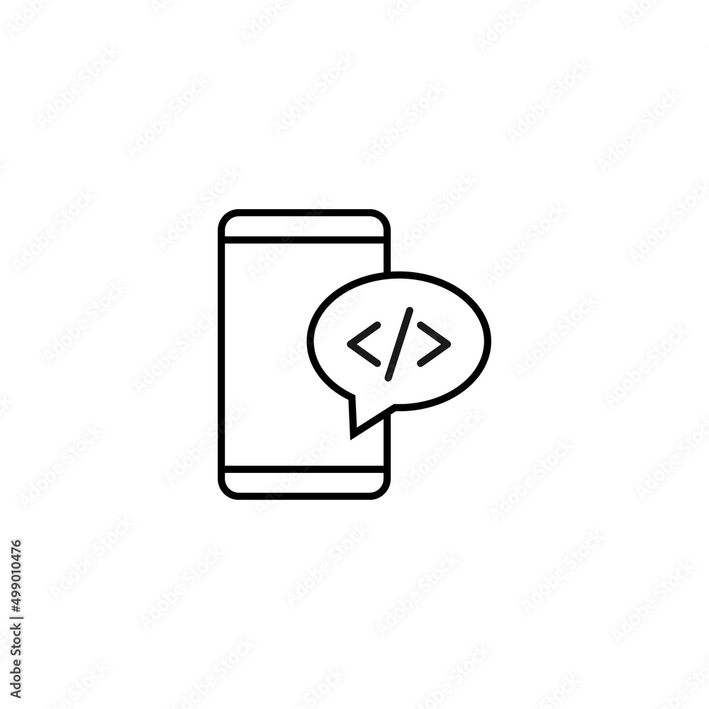 Poster internet chat and dialogue concept. modern vector sign in flat style. suitable for web sites, stores