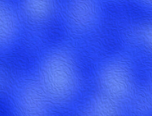 Abstract blue sky or water background Abstract textured background. Illustration of a blue and white wallpaper is in the oil effect structure.
