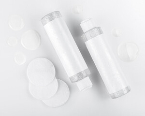 white plastic bottle