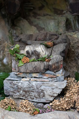 Aldeia Foz de Égua, construida em pedra de xisto, região centro de Portugal, Serra do Açor, Arganil, Coimbra