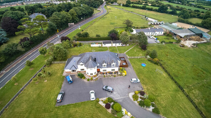 Haus in Irland - Luftbild