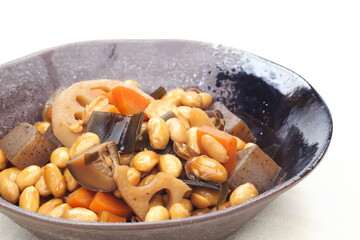 日本料理 五目豆煮