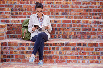 The best way to predict your future is to create it. Cropped shot of a female university student on campus.