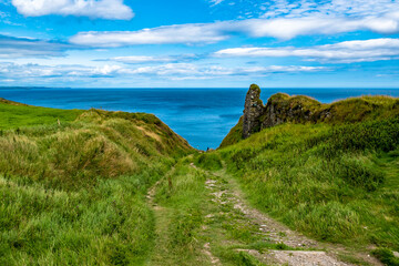 Weg zum Strand in Irland