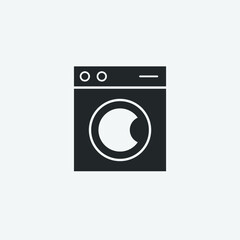 Washing_machine vector icon illustration sign