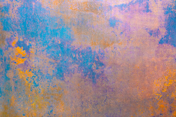 Abstract art  blue yellow texture background