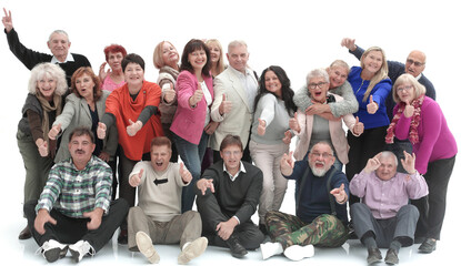 Group of senior people joyfulness concept