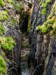 Schlucht in den Felsen