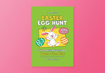 Easter Egg Hunt Flyer Layout
