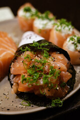sushi e comidas asiáticas 