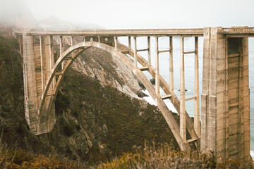 old bridge in the mountains