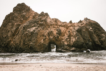 beach and rocks in island