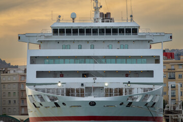 cruise ship in port