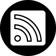 rss glyph icon