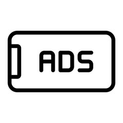 ads line icon