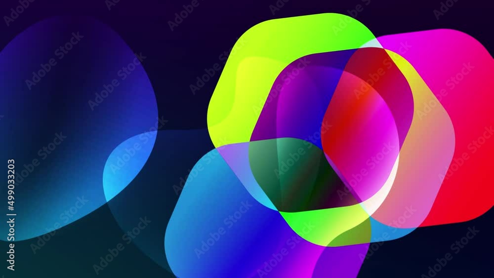 Poster polygon gradient bright shapes overlapping abstract 4k background animation. modern colorful backdro