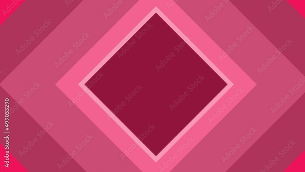 Poster abstract red shapes smooth animation 4k. modern colors backdrop square shapes