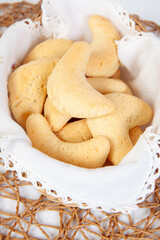Traditional baked colombian cassava bread called pandeyuca