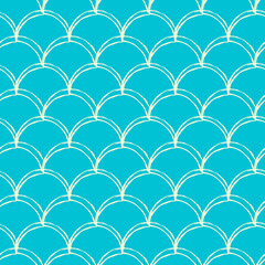 Fish scale seamless pattern