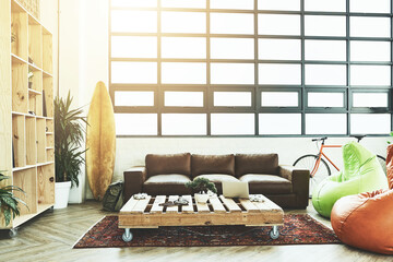 Comfort sparks creativity. Shot of a empty modern office.