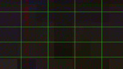 Abstract glitch art grid background image.