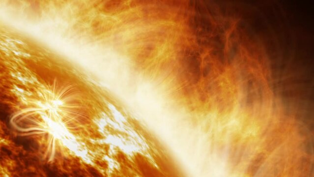 View of the Sun from space
