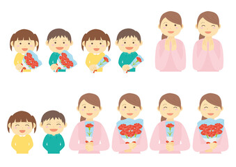 母の日_親子_1_カラー