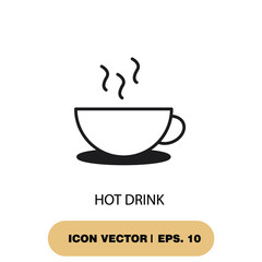 hot drink icons  symbol vector elements for infographic web