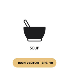 soup icons  symbol vector elements for infographic web