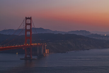 Golden Gate bridge, San Francisco, California.