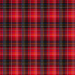 チェック柄アカ系