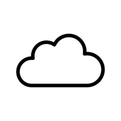 Cloud Icon Vector Symbol Design Illustration