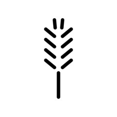 Wheat Icon Vector Symbol Design Illustration