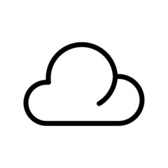 Cloud Icon Vector Symbol Design Illustration