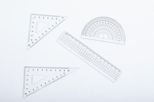 三角定規と分度器　ruler
