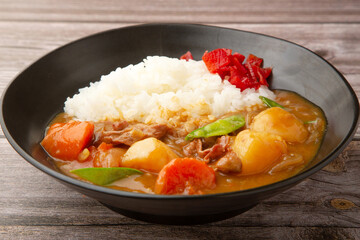 肉じゃがをリメイクしたカレーライス