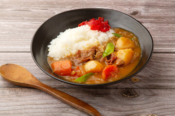 肉じゃがをリメイクしたカレーライス